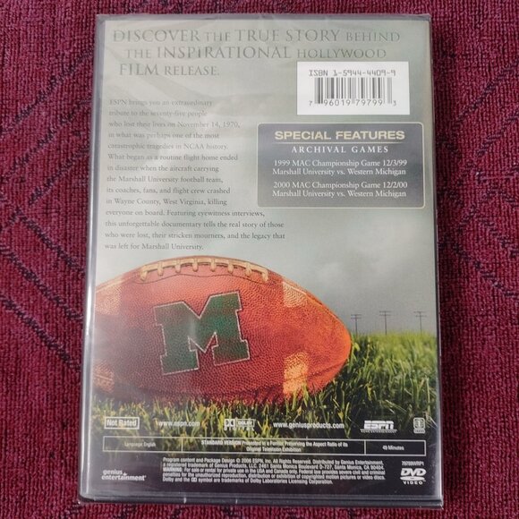 Remembering Marshall  by ESPN - 2006 - Documentary - DVD - New Sealed - Picture 2 of 2